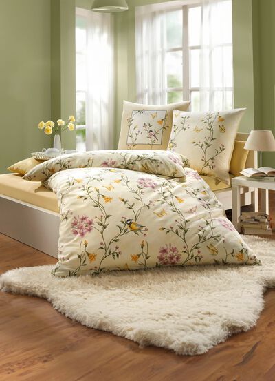 Dobnig beddengoedset in beverbont- of satijnkwaliteit 