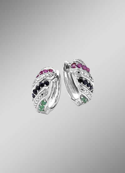Elegantie in elk detail: creolen met edelstenen 