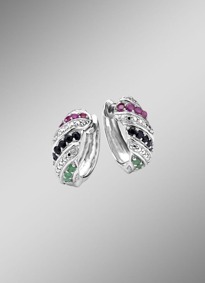 Elegantie in elk detail: creolen met edelstenen 