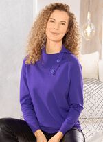 Trui met variabele kraag 