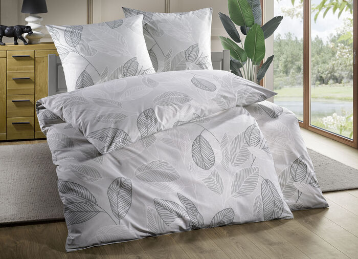 Beddengoedset dubbelzijdig bedrukt GROEN