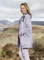Parka met decoratief lint 