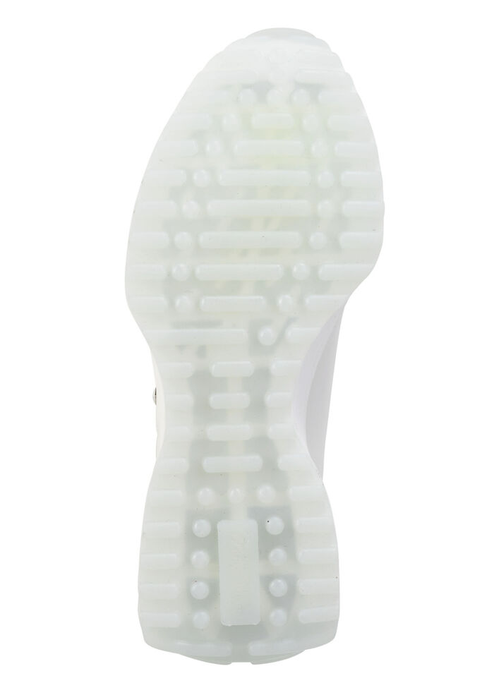 Waldläufer sneakers met klinknagels WEISS-EISGRAU