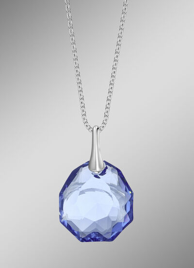 Hanger met Swarovski&reg; kristal en ankerketting 