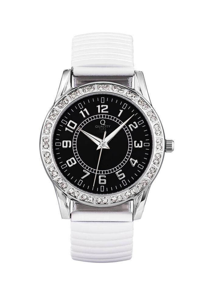 Modern quartz dameshorloge met trekkoord 