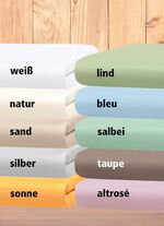 Hoogwaardige elastische Mako fijne jersey hoeslakens 