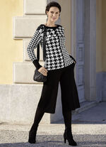Chique culottes in pull-on stijl ZWART