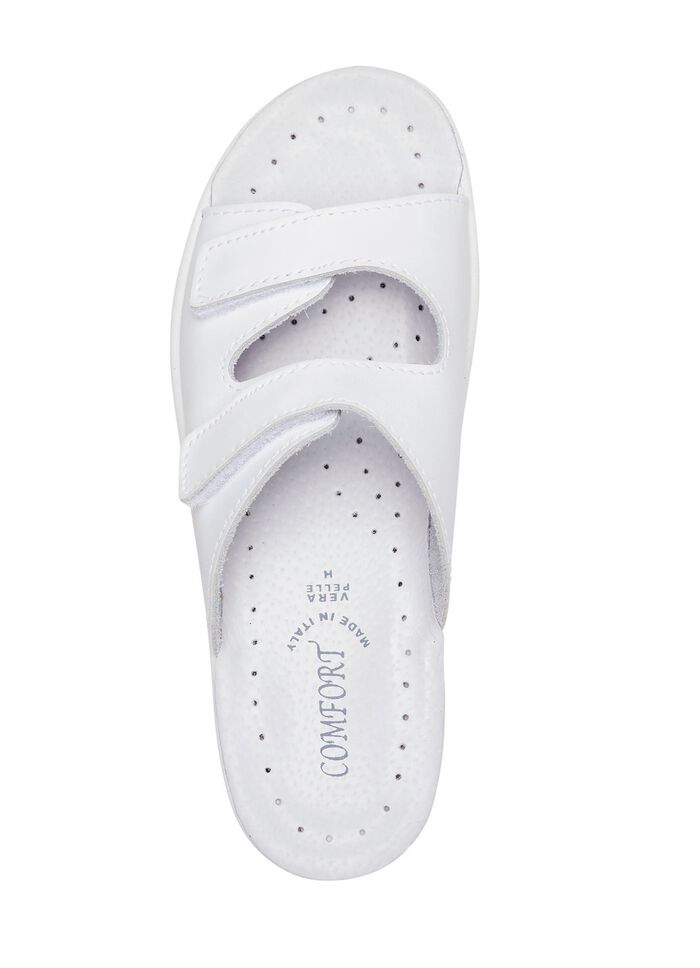 Tweepack klassieke damesmuiltjes, breedte H, met klittenbandsluiting 