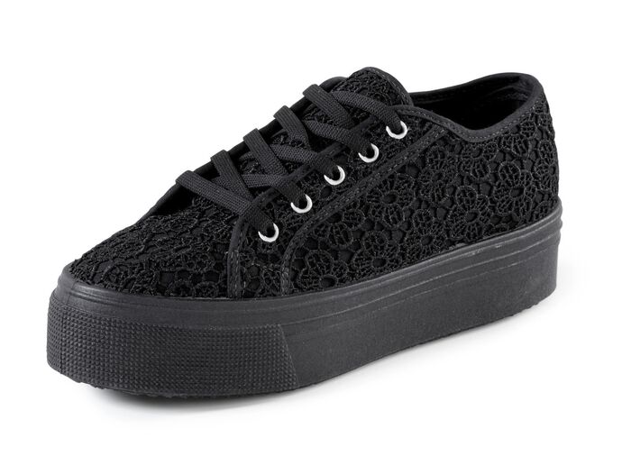 Elegante dames veterschoenen met uitneembaar voetbed 