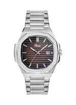 Quartz herenhorloge van roestvrij staal 