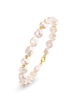 Armband met SW gekweekte parels en Keshi parels 