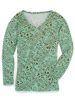 Overhemd met allover patroon in 2 kleuren 