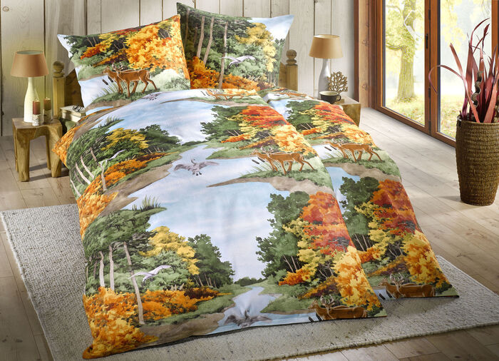 Natuurlijke beddengoedset in beverkwaliteit 