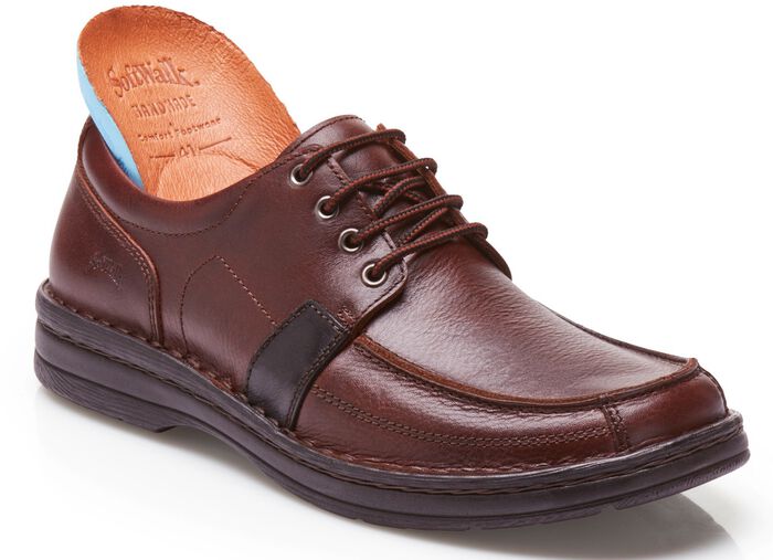 GINO GALANTE, stijlvolle heren veterschoenen met uitneembaar voetbed 