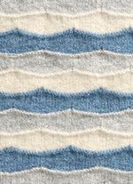 Trui met golfpatroon 