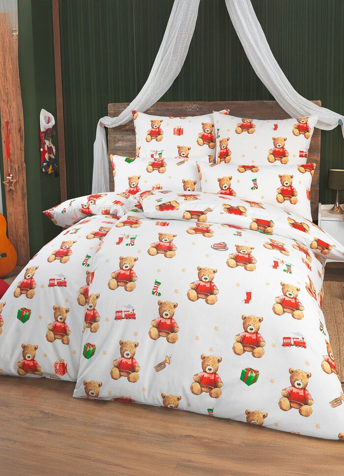 Polykatoenen beddengoedset met rits 