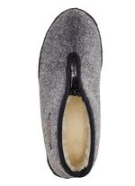 Ademende damespantoffels met rits 