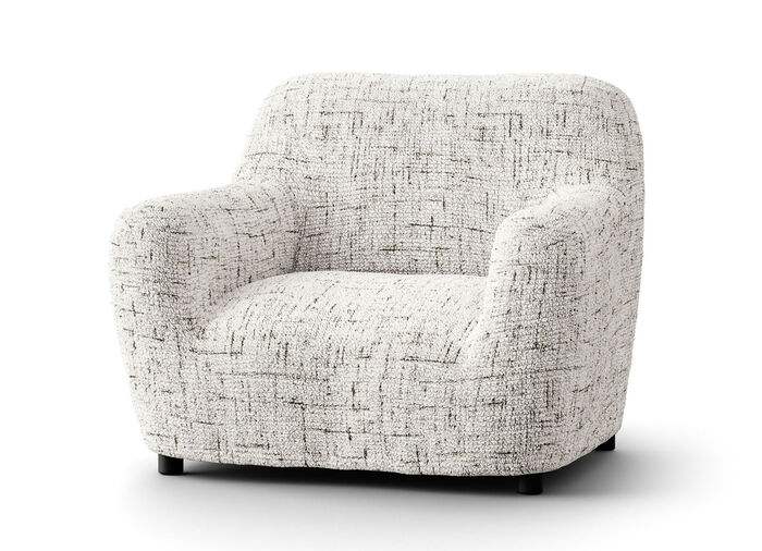 Onderhoudsvriendelijke stretchhoezen van microvezelkwaliteit NATUUR