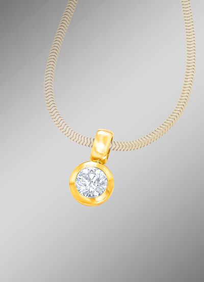 Kettinghanger met briljant 