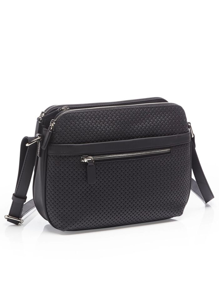 Laurina tas gemaakt van zwart kalfsleer 