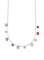 Ketting met kleurrijke Swarovski® kristallen 