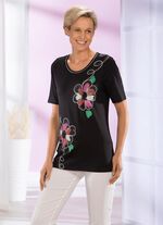 Shirt met glittereffect op de voorkant 