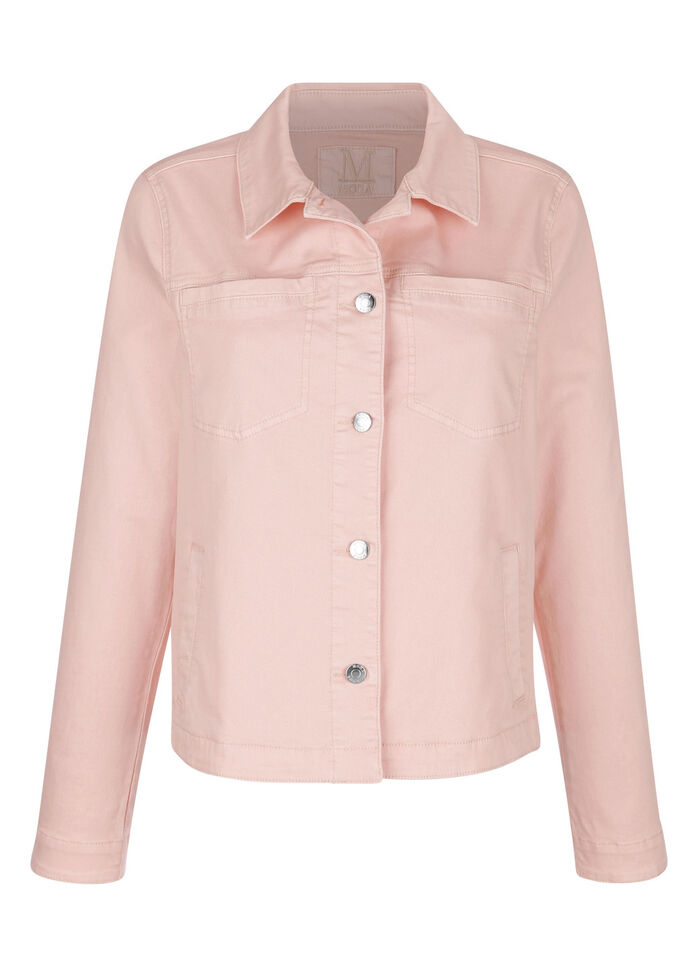 Denim jack met stijlvolle naden 