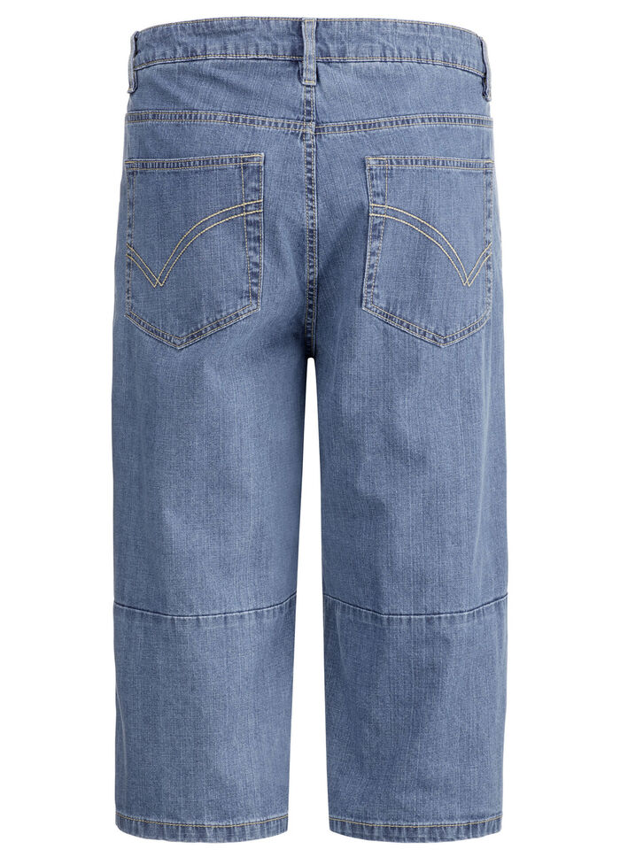 Denim bermuda's JEANSBLAUW