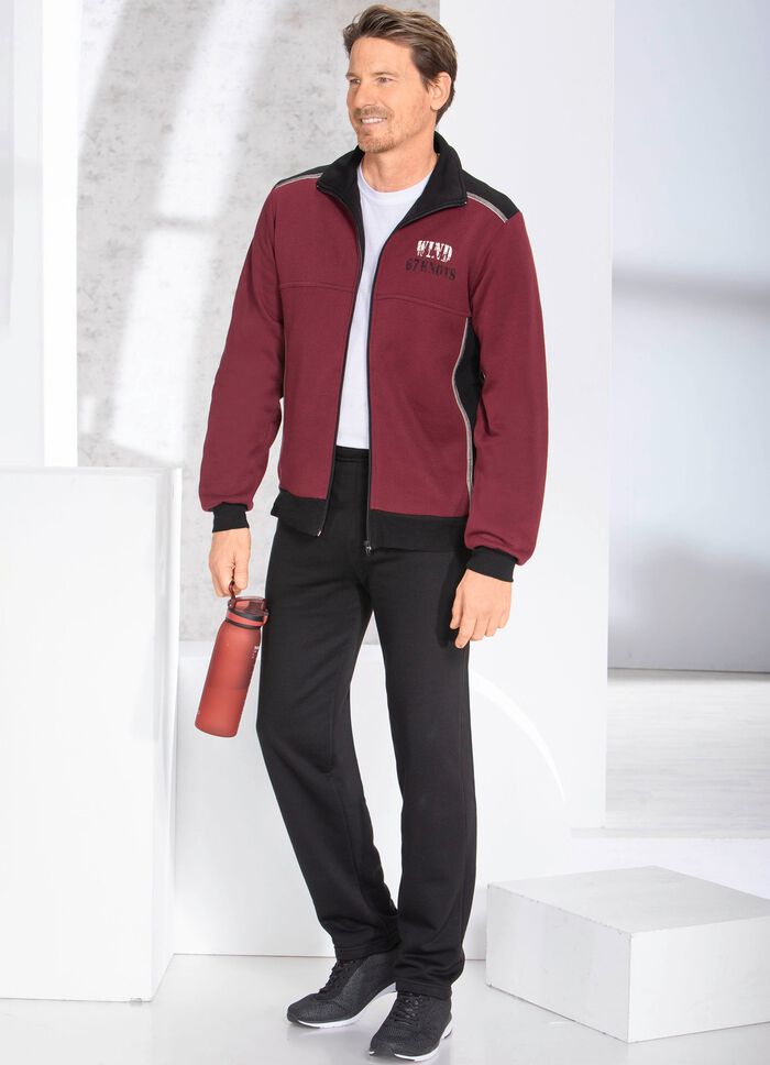 Vrijetijdspak met print op de voorkant 