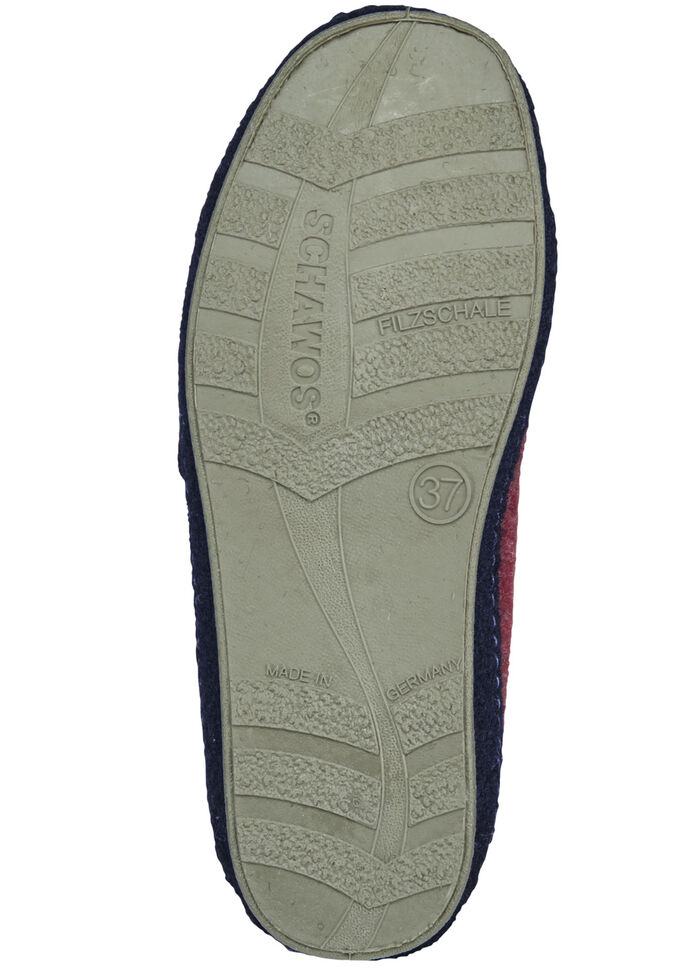 Ademende damespantoffels met klittenbandsluiting BORDEAUX