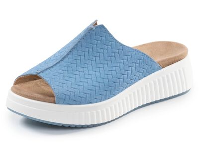 ELENA EDEN, trendy damesslippers, wijdte H, met uitneembaar voetbed 