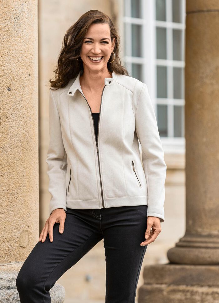 Jas met opstaande kraag 