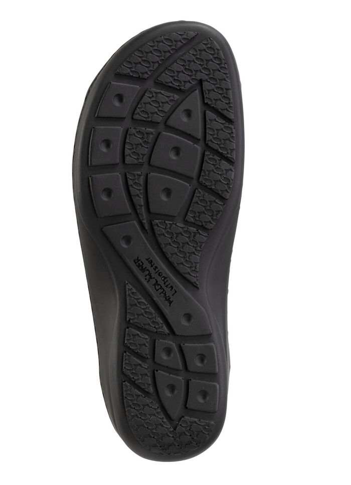 Ranger-muilezel met metalen sieraden met strass-steentjes ZWART