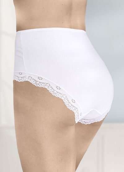Verpakking van vier slips met elastische kant 