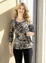 shirt met ronde hals 