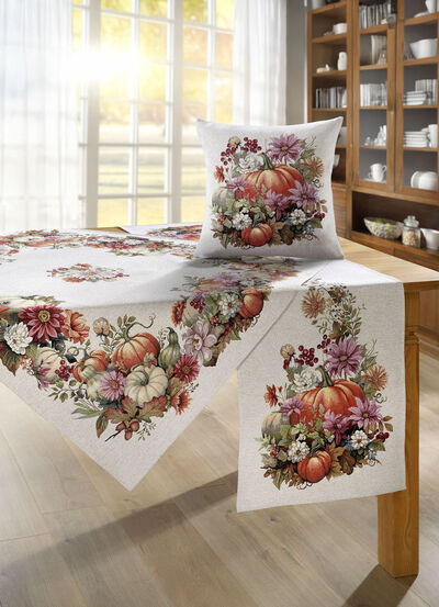 Herfsttafel- en kamerdecoratie 