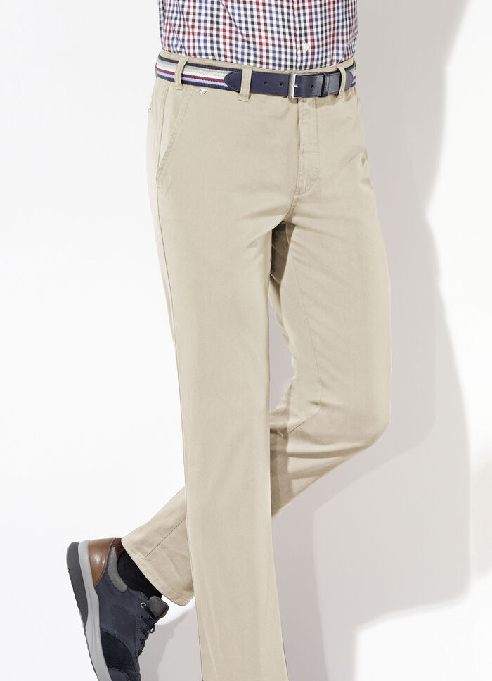 Broek "Brühl" met riem in 3 kleuren KITT