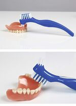 Reinigingsset voor tandprothese, 3-delig 