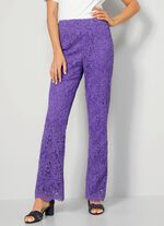 Broek van bloemenkant 