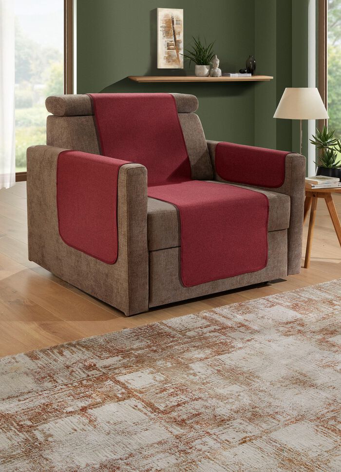 Bank- en fauteuilbeschermers met antislipcoating BORDEAUX