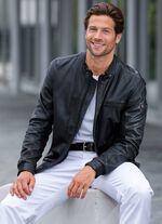 Leren blouson van &ldquo;Cabrini&rdquo; 