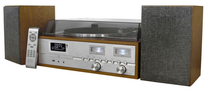 Nostalgisch stereosysteem met DAB+ 