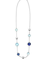 Tijdloze schoonheid: erwtenketting set met beh. kwarts 