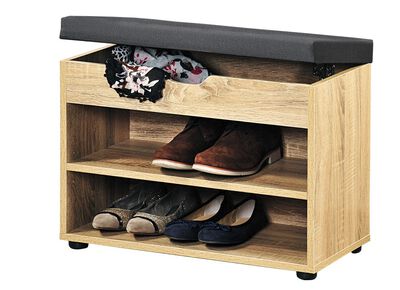 Schoenenbank met zitkussen 