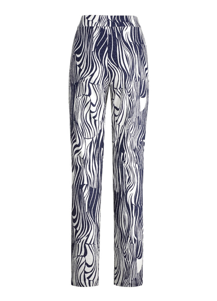 Broek met expressief design 