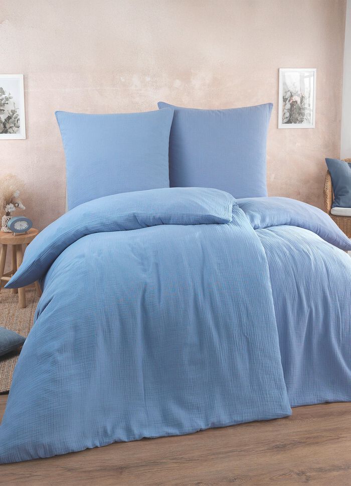 Zachte beddengoedset van hoogwaardige mousseline. 