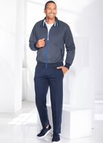 Vrijetijdspak met bies op de naad 