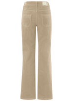 Wijde corduroy broek CAMEL