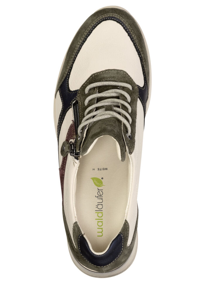 Waldläufer, trendy damessneakers, breedte H, met uitneembaar voetbed BEIGE-KLEURIG
