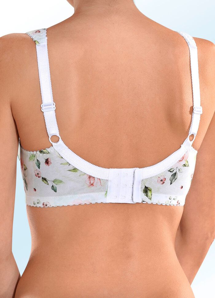 BH met bloemenmotief 